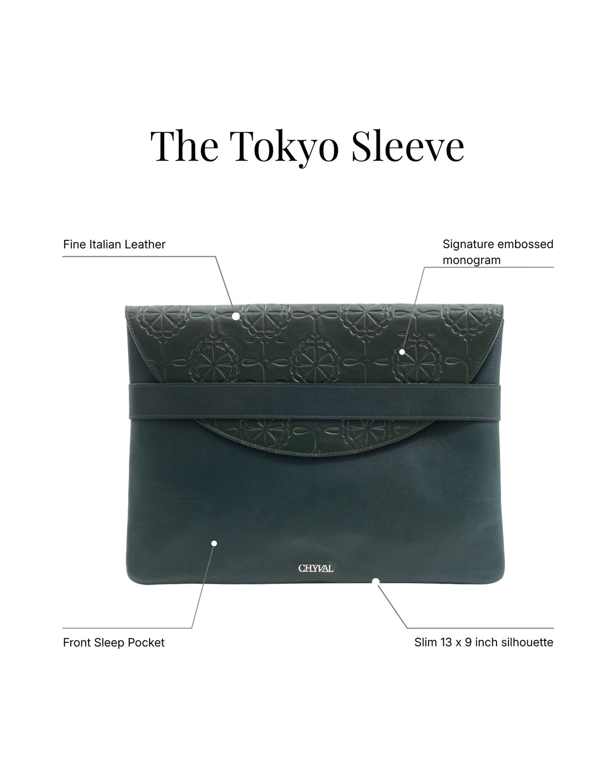 The Tokyo Sleeve - Emerald