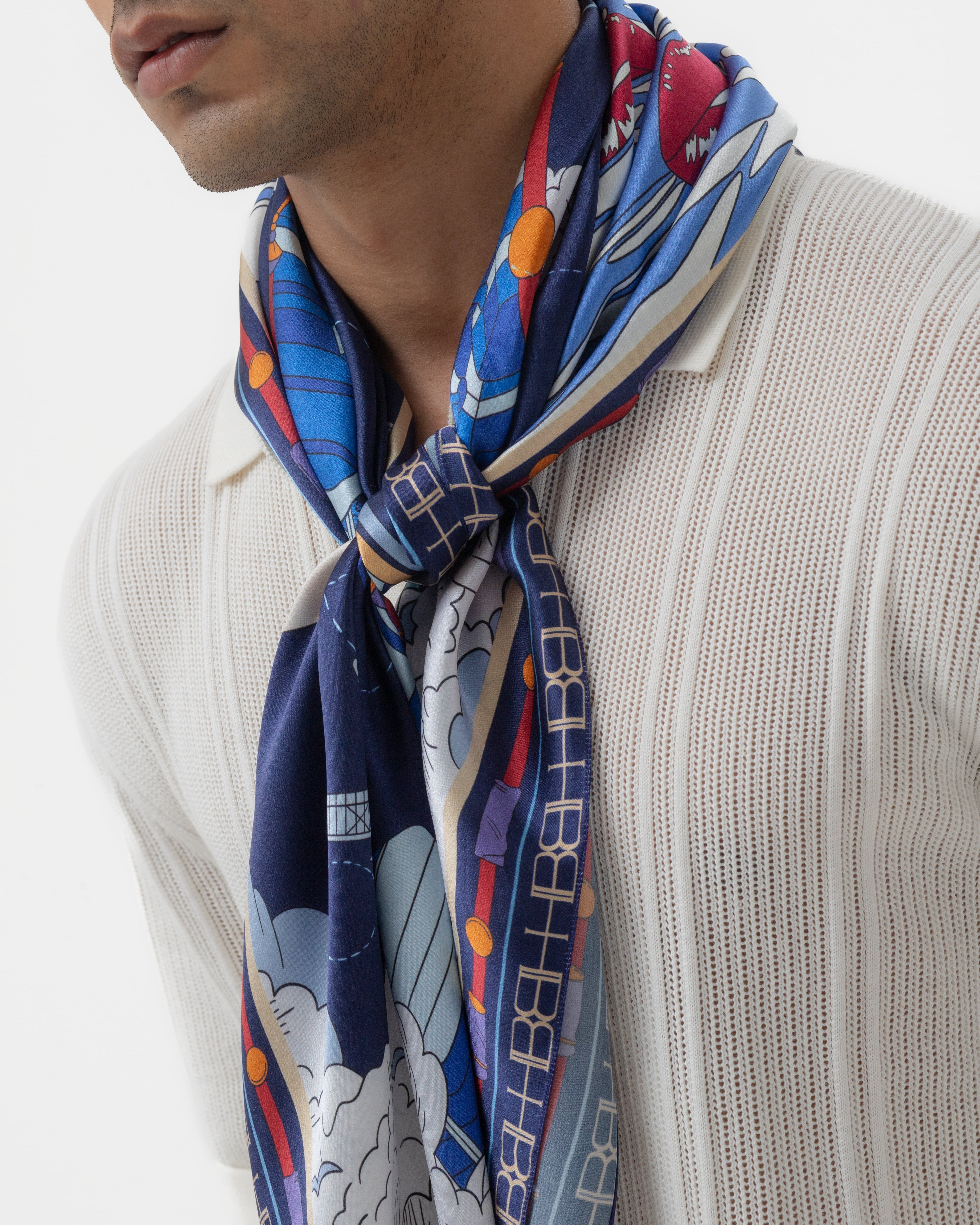 Bond Girl Scarf - Voila Blue