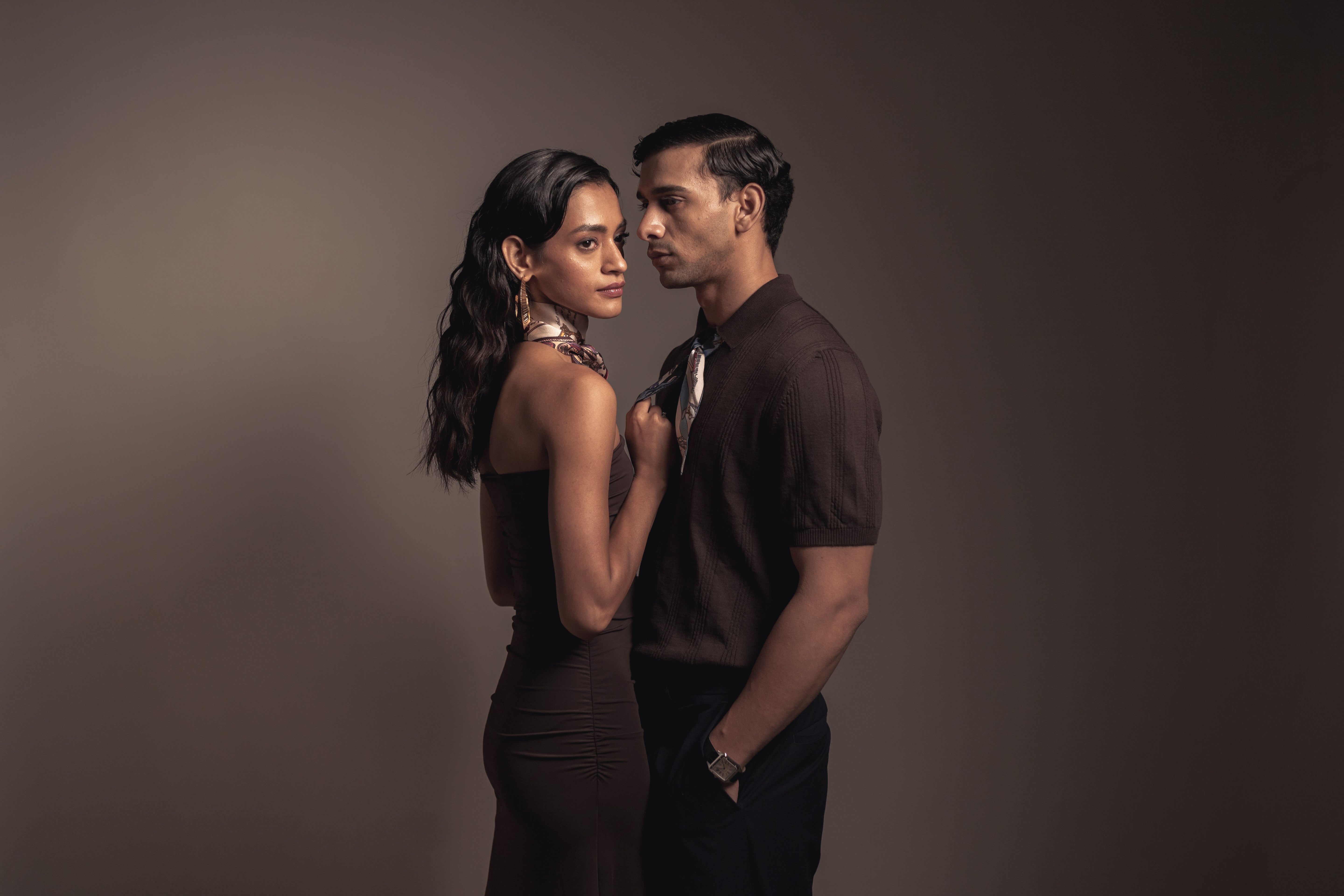 Man and woman in formal attire HB